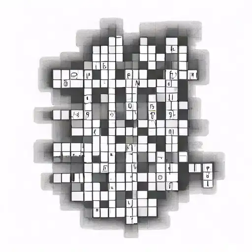 13081992 and 10011965 crossword tattoo design idea