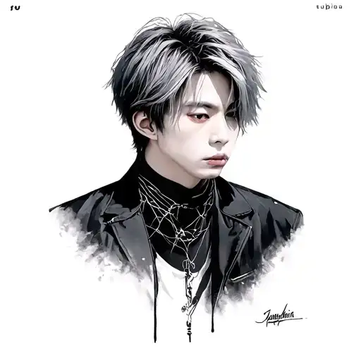 euphoria bts Jungkook tattoo design idea