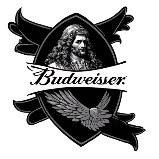 Budweiser tattoo design idea