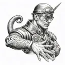 Pasha is a technician tattoo design idea