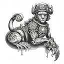 Pasha is a technician tattoo design idea