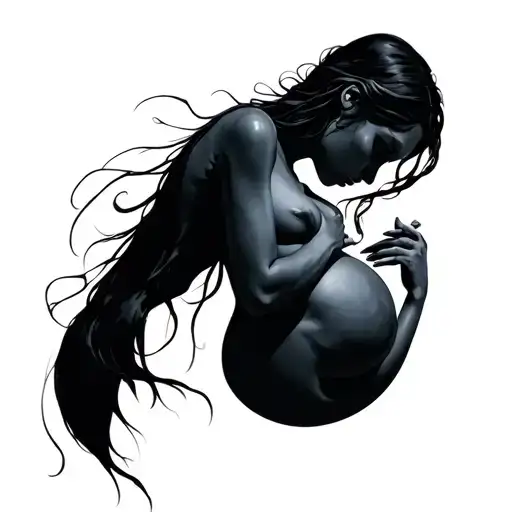 Ectopic Pregnancy simmple tattoo design idea