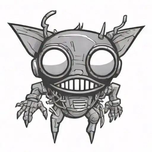 gas invader zim tattoo design idea