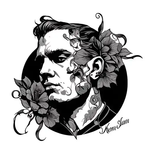 ken carson tattoo design idea