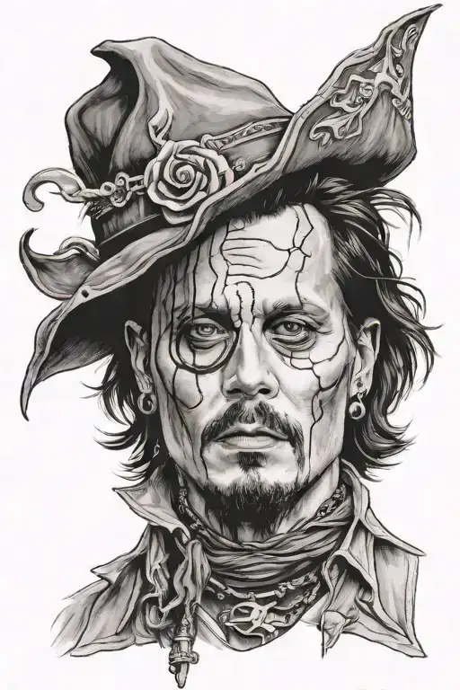 Johnny depp tattoo design idea