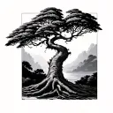 Ceiba Tree tattoo design idea