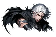 devil may cry dante anime tattoo design idea