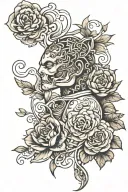 karma tattoo design idea