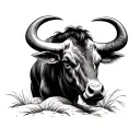 Carabao tattoo design idea