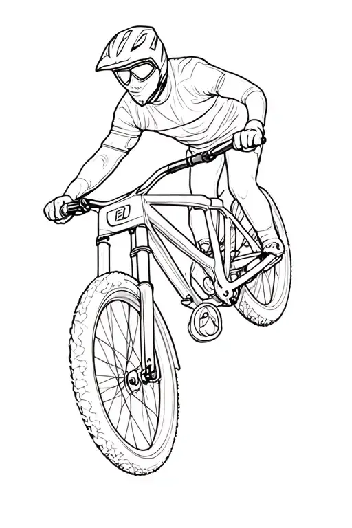 mtb tattoo design idea