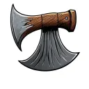 Tomahawk axe tattoo design idea