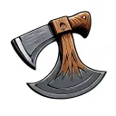 Tomahawk axe tattoo design idea