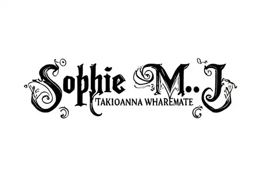 "Sophie M.J Takimoana Wharemate" tattoo design idea