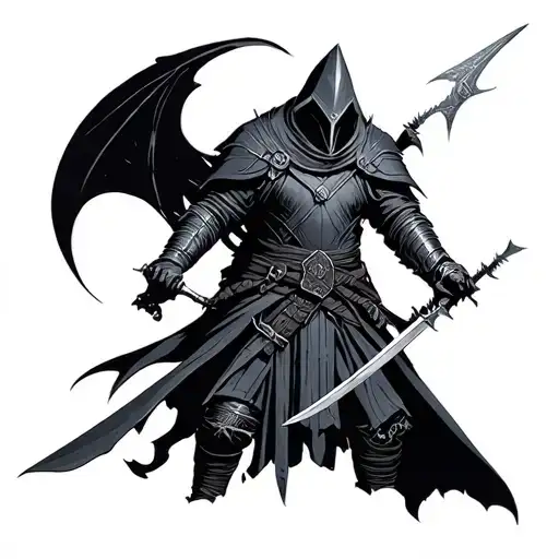 Dark Souls 3 abyss watchers tattoo design idea