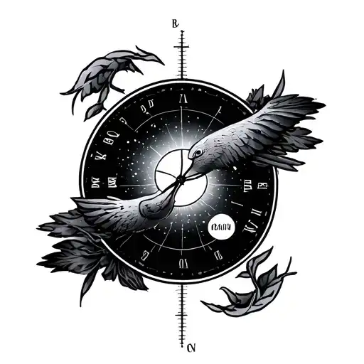 Latitude And Longitude tattoo design idea