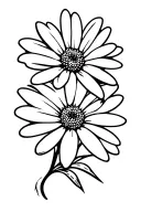 Daisy tattoo design idea