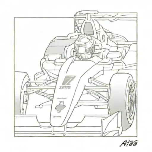 F1 2000 with michael schumacher tattoo design idea