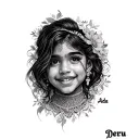 Hello surnam Denge, I have 3 daughters Duru, Nil, Ada name. tattoo design idea