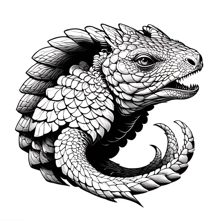 pangolin tattoo design tattoo design idea