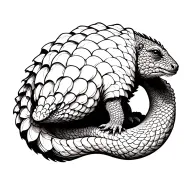pangolin tattoo design tattoo design idea