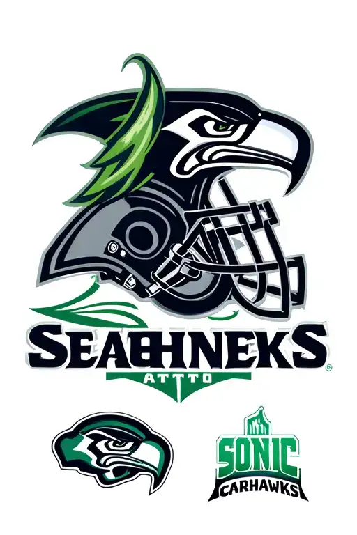 Seattle Seahawks mariners Sonics tattoo design idea