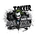 joker dc quotes tattoo design idea
