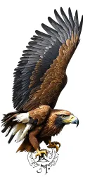 eagle for tattoo design idea