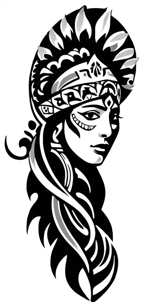 mexican tribal tattoo tattoo design idea