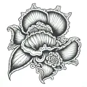 massachusetts state shell  tattoo design idea