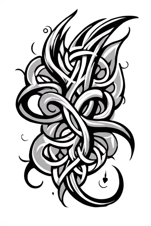celtic tribal patterns tattoo design idea