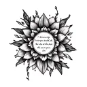 serenity prayer tattoo design idea
