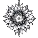 serenity prayer tattoo design idea