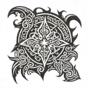 Skyrim Logo tattoo design idea