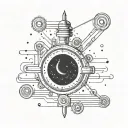 Stay Interstellar morse code tattoo design idea