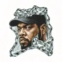 ice cube tattoo design idea