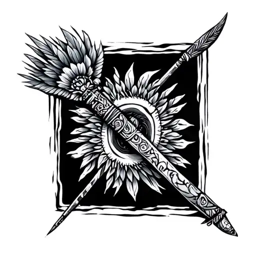 macuahuitl tattoo design idea