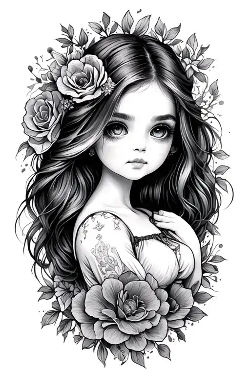 daughter tattoo tattoo design idea