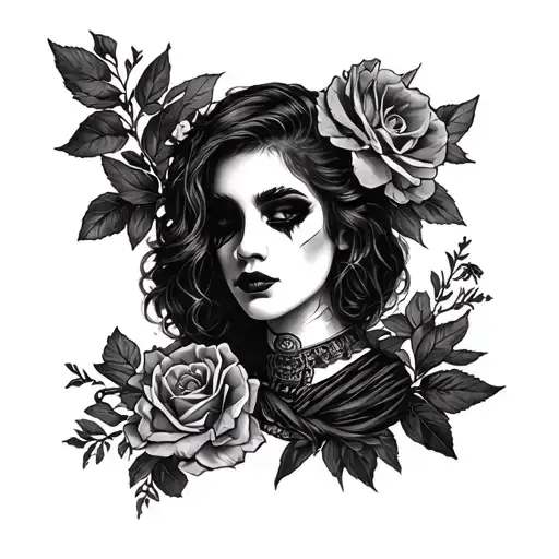 PRESSONMJÉROME ISABELLE SURROUDED tattoo design idea