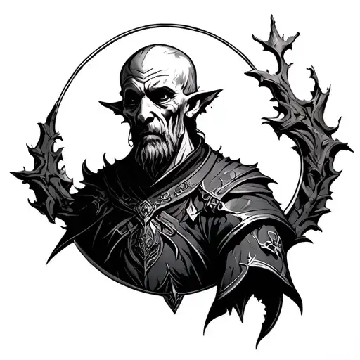 Elder Scrolls tattoo design idea