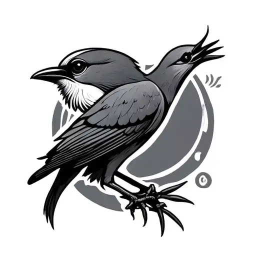 Iwa Bird tattoo design idea