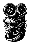 cannon tattoo design idea