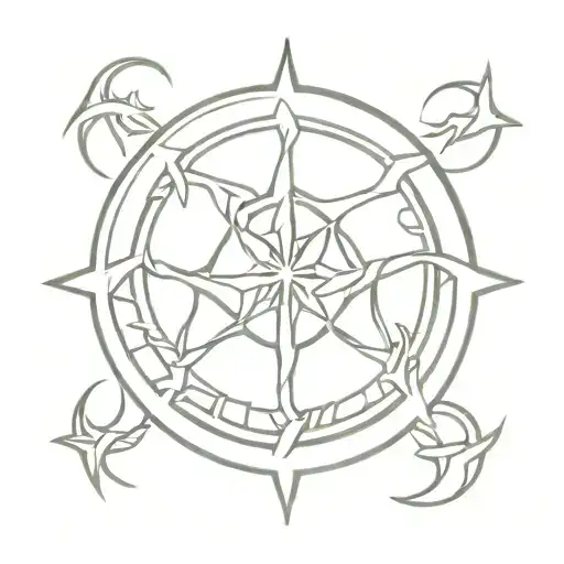 Wheel of time logo  tattoo design idea