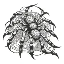 twilight princess spider tattoo design idea