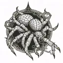 twilight princess spider tattoo design idea