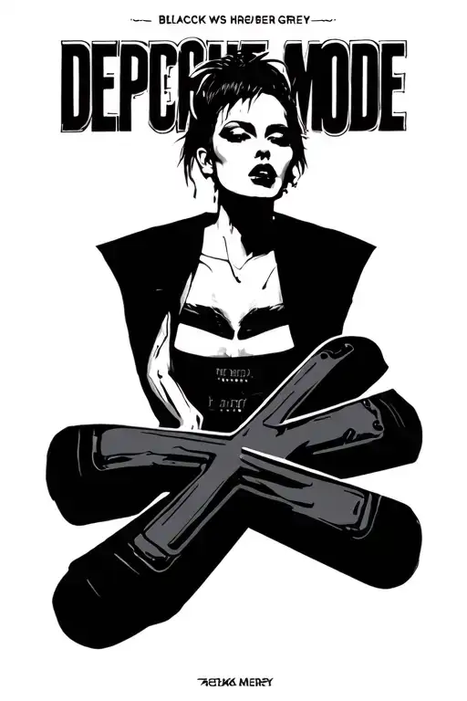 depeche mode tattoo design idea
