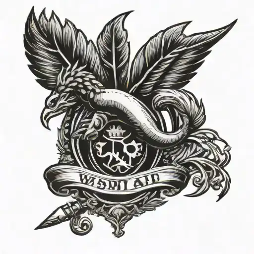 Wismut Aue Logo + Fred Perry kranz + 1946 tattoo design idea