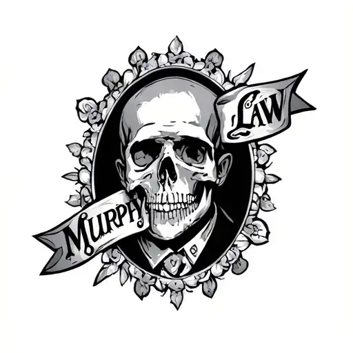 murphys law tattoo design idea