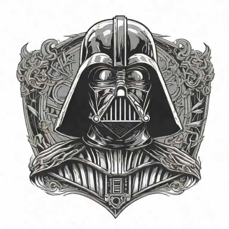 Darth Vader tattoo design idea