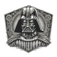 Darth Vader tattoo design idea