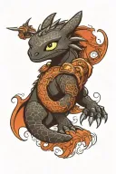 how to train your dragon tattoo design idea